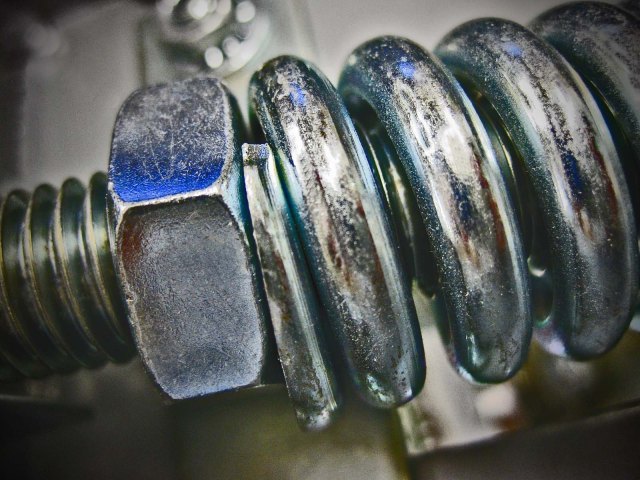 Compression Spring Close Up